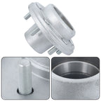 6 on 5.5" Galvanized Trailer Hub Kit for 5200-6000 lbs Spindle