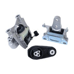 3X Engine Mounts & Trans Mount for Ford EcoSport (2018–2021) 1.0L