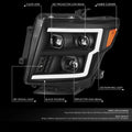LED Projector Headlights for Nissan Titan XD (2016–2024) - Black Housing