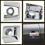 2X Door Driver Handle Bezel Key Lock Cover for Nissan Titan (2004–2019)