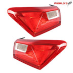 Set of 2 Outer Brake Tail Lights for Chevy Malibu (2016–2021)