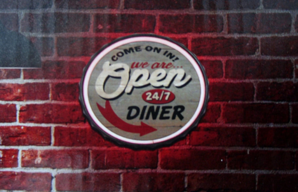 LED Neon Rope Sign for Shop Decor (Open 24/7)