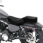 Black Driver & Passenger Seat for Harley Sportster Iron 883 XL883N (2016–2022)