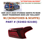 LED Taillight for Hyundai Santa Fe (2019–2020) 92402-S2100