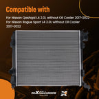 Aluminum Radiator Tank for Nissan Qashqai/Rogue Sport (2017–2022)