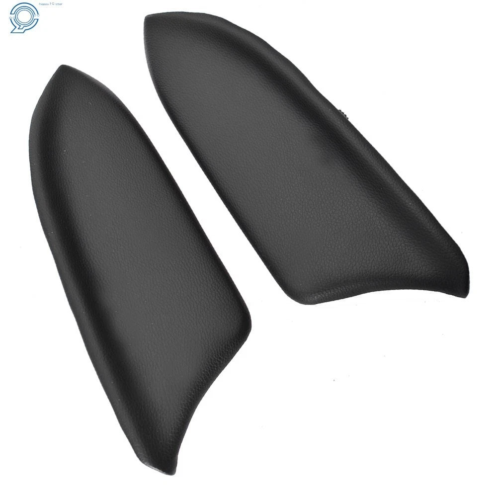 Set of 2 Door Panel Armrests for Honda Accord Sedan (2008–2012) Leather Black