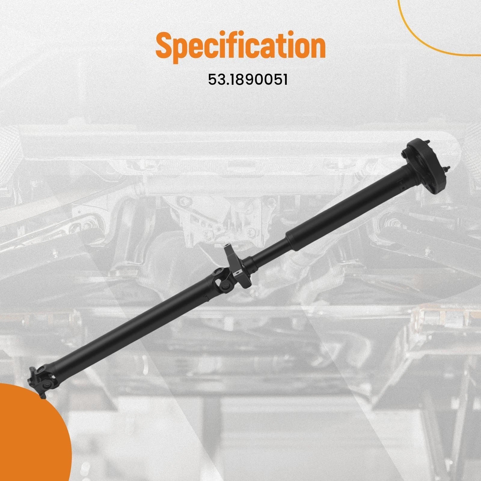 Rear Propeller Shaft Assembly for BMW X3 (2009-2010)