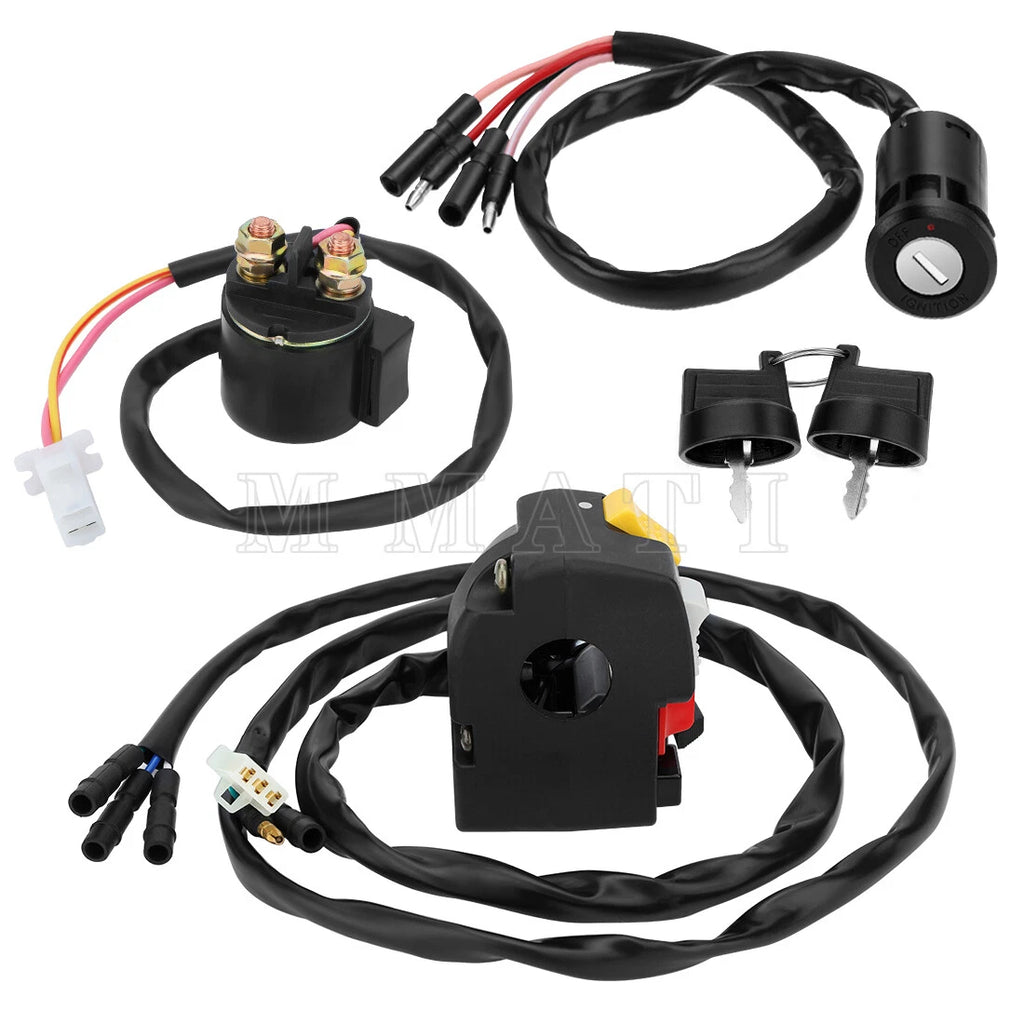 Handlebar Ignition Key Switch w/Relay for Honda FourTrax 300 TRX300 FW (1996–2000)