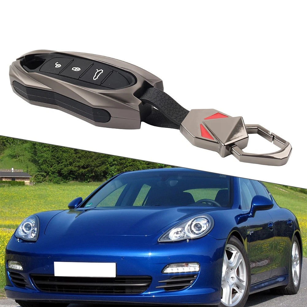 Remote Key Fob Case Shell Cover for Porsche 718 911 Macan Cayenne Cayman (2016–2023)