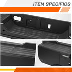 Rear Bumper Assembly for Toyota Tundra (2022–2026) w/Park Sensor Holes + LED Lamp