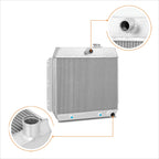 3-Row Aluminum Cooling Radiator for 49-54 Chevy Bel Air/Fleetline/Styleline