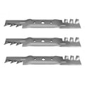3X Lawn Mower Blades for John Deere L120 L130 (2002–2005) 1842GV 1948 2048