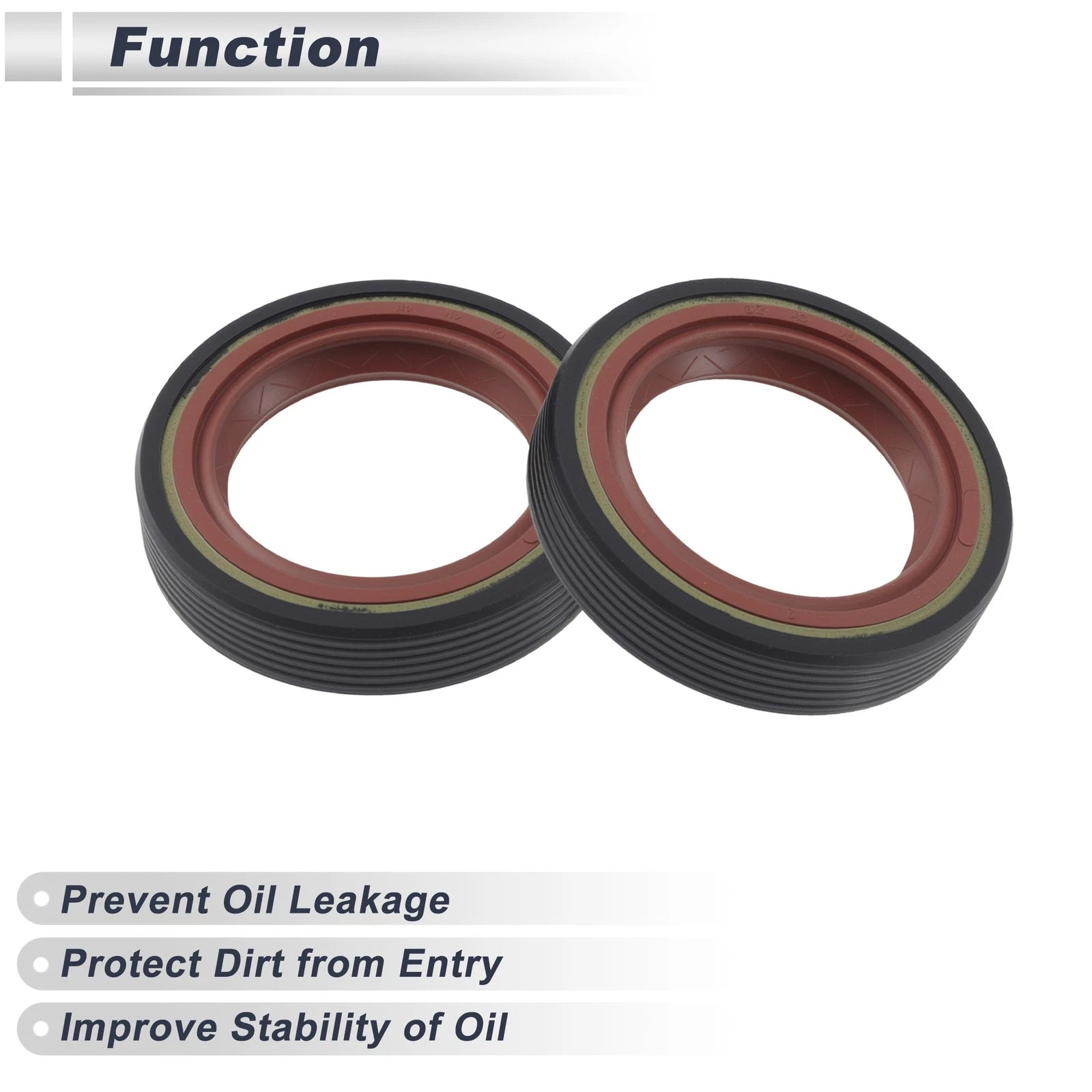 Set of 2 Engine Camshaft Seals for Audi A3 (2006–2008) TCS46005