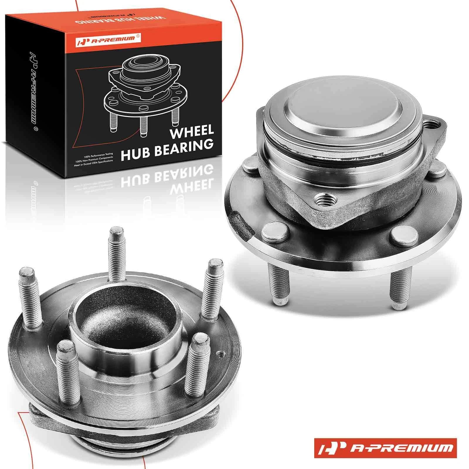 2X Front Wheel Hub & Bearing Assembly for Chevrolet Corvette (2014–2019)