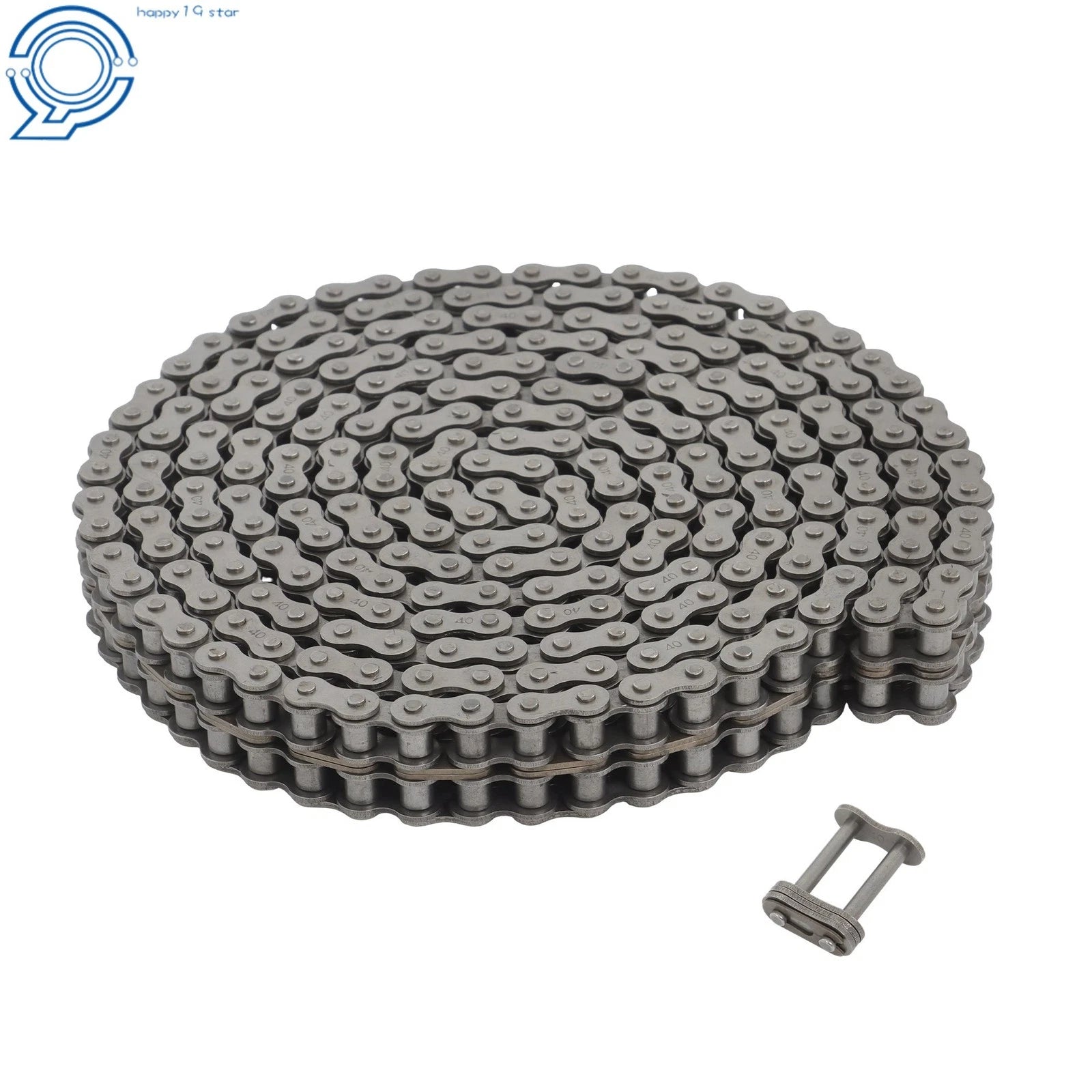 #40-2 Duplex Chain for Industrial Use (10 Feet Long)