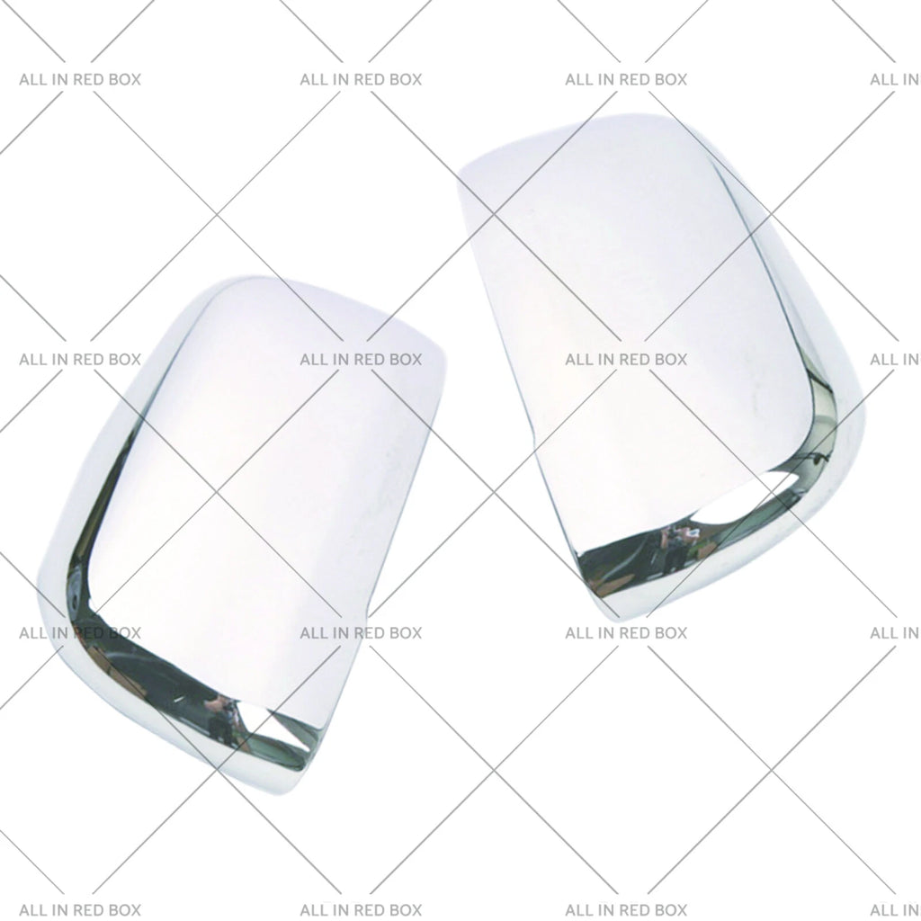 Set of 2 Chrome Side Door Rearview Mirror Cover Trim for Pajero V80 (2007–2021)