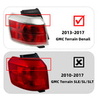 Tail Light Brake Lamp Outer Left Driver for GMC Terrain Denali (2013–2017)