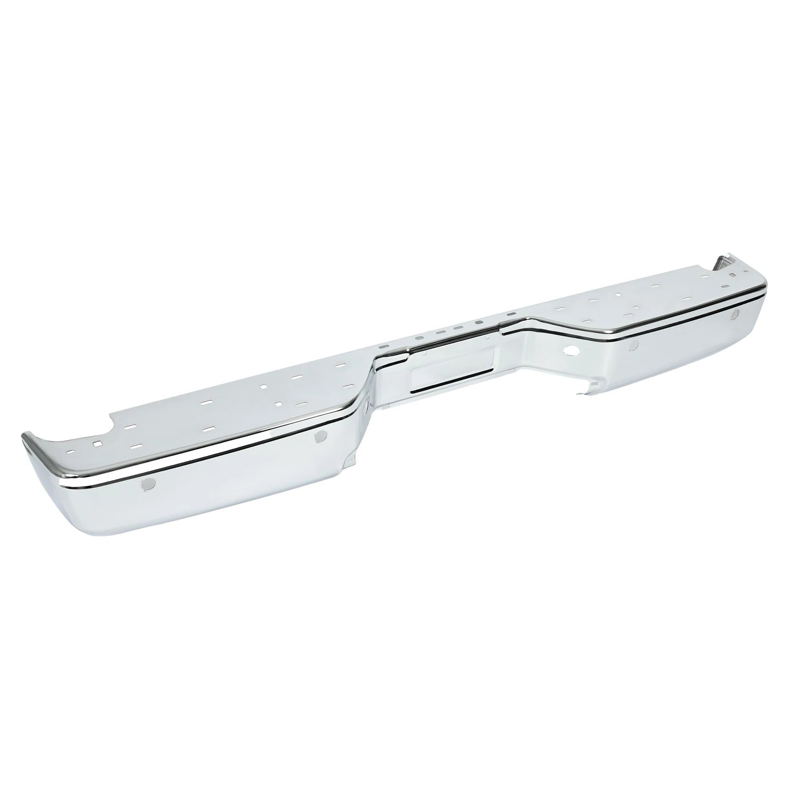 Chrome Step Bumper for Nissan Titan (2004–2015) with Park Sensor Holes