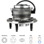 Wheel Hubs for Saturn Vue (2002–2007) Front Rear FWD with Bearing Sensor