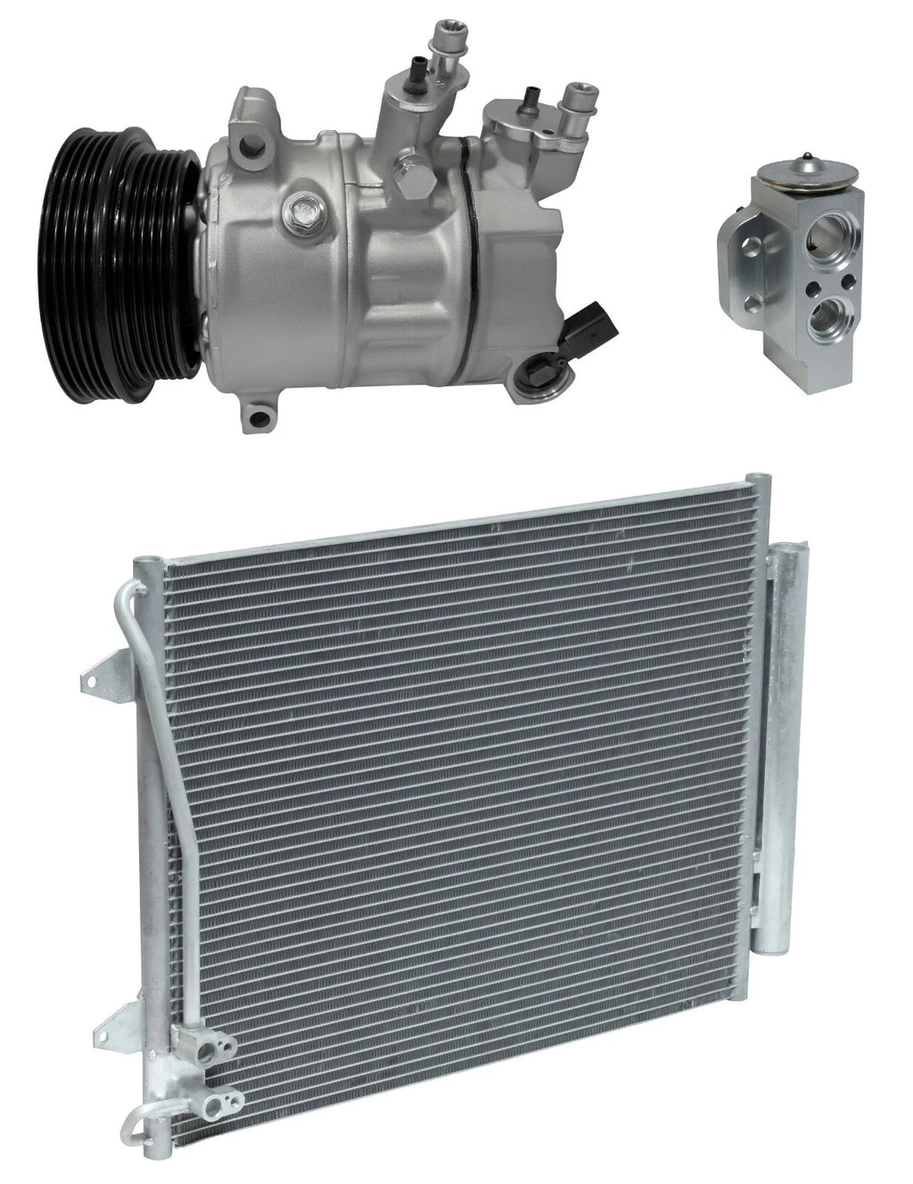 AC Compressor Kit With Condenser for Volkswagen Passat 2.5L (2012–2015)
