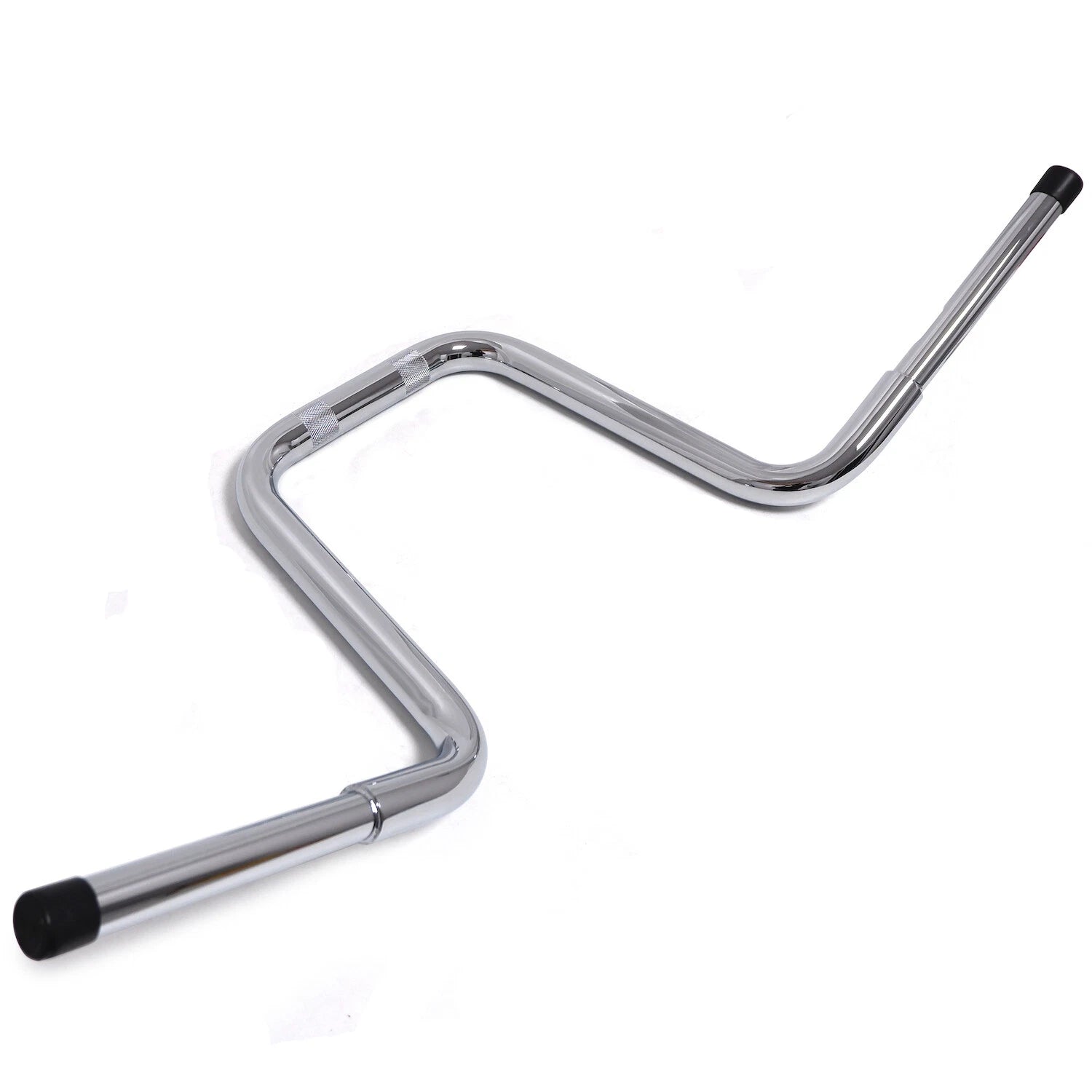 Chrome 14" Fat Mini Handlebar w/ Riser for Harley Softail FXSB (2013–2017) & FXDF/FLHR (2003–2017)