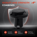 50Pcs 10mm Nylon Grille Mounting Retainer for Honda Civic