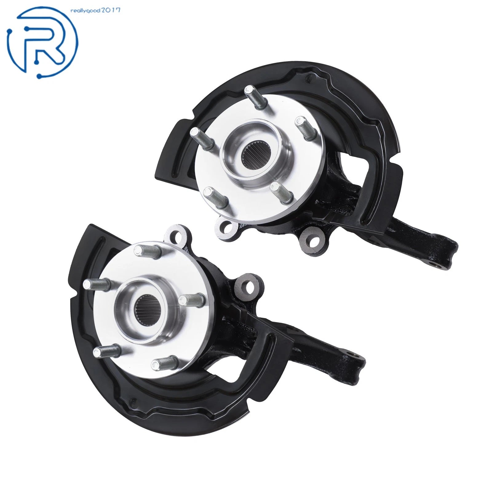 2X Front Wheel Hub Bearing & Steering Knuckle for Nissan Altima Maxima (2004–2006)
