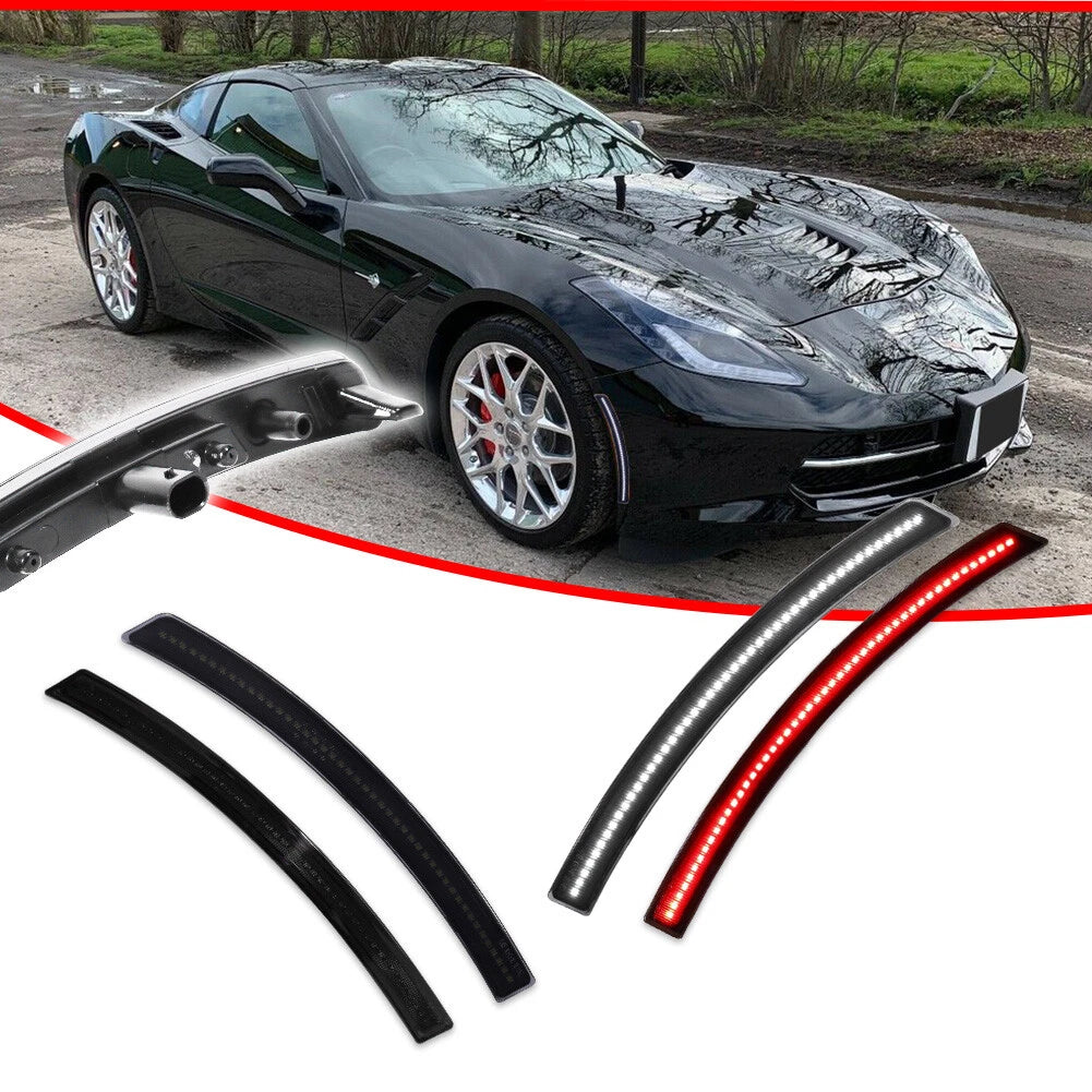 Set of 4 LED Side Marker Lights for Chevy Corvette C7 (2014–2019)