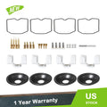 Set of 4 Carburetor Repair Kits for Kawasaki ZX1100 GPz1100 (1995–1997)