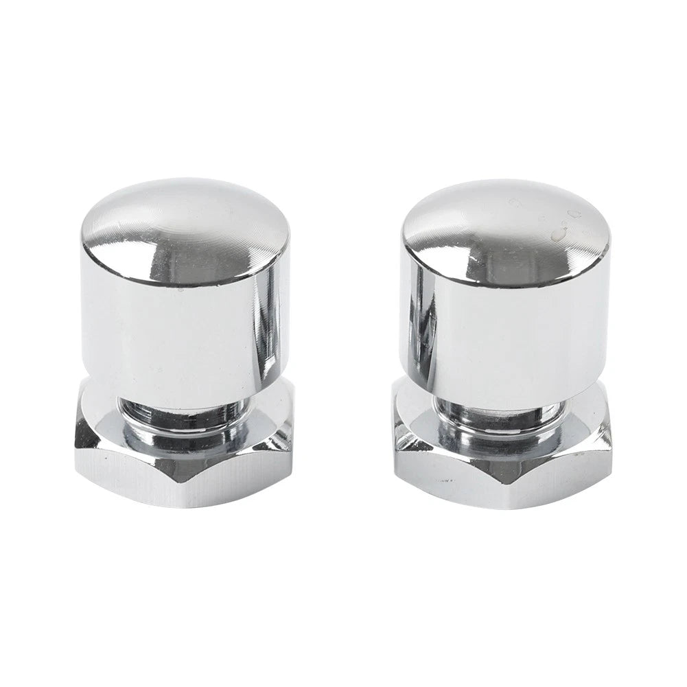 2X Solo Seat Vintage Nuts Screw for Harley Touring Road Glide Street Glide (2014–2023) Chrome