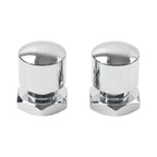 2X Solo Seat Vintage Nuts Screw for Harley Touring Road Glide Street Glide (2014–2023) Chrome