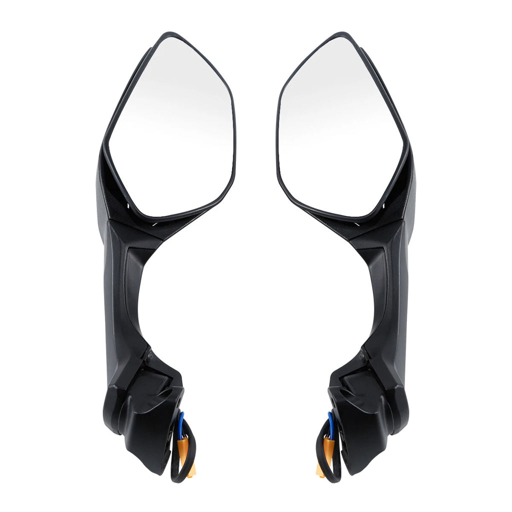 Rearview Mirrors with LED Turn Signals for Kawasaki Ninja ZX10R (2016–2023)