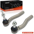 2X Front Outer Tie Rods for Chevy Silverado 1500 GMC Sierra 1500 (2019–2023)