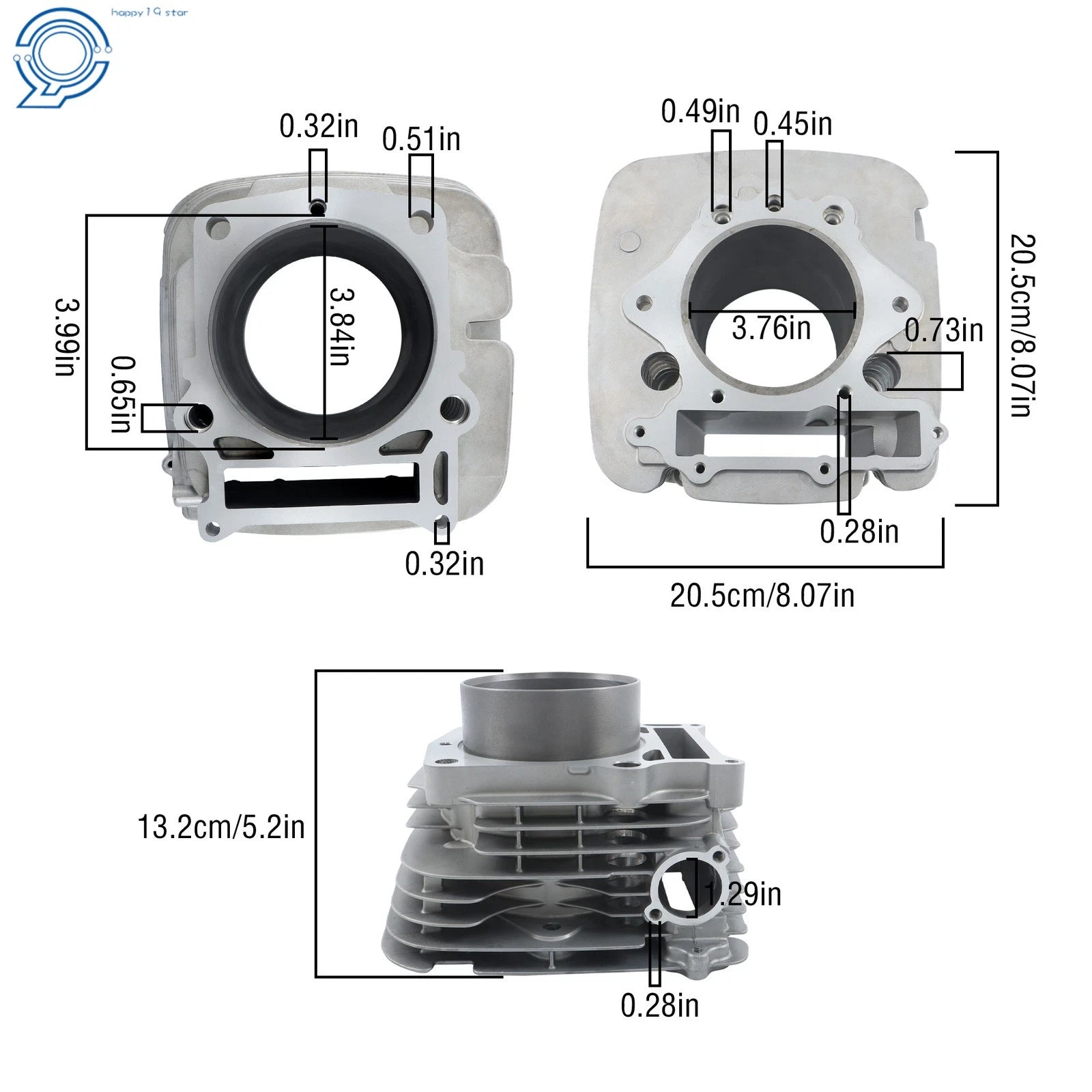 Cylinder Piston Gasket Kit for Yamaha Grizzly 600 (1999-2001)