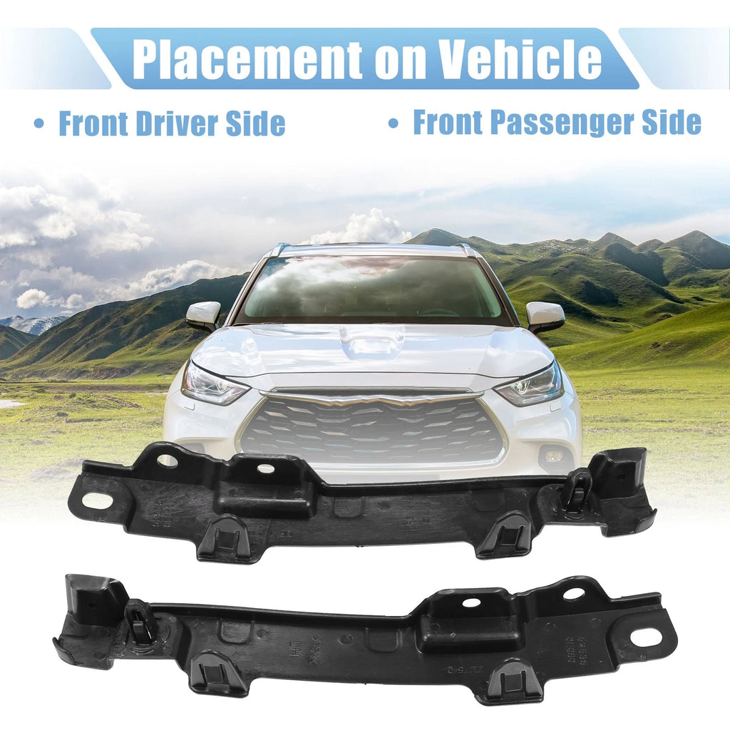 1 Pair Bumper Bracket Side Retainer for Toyota Highlander Hybrid (2019)