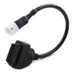 3Pin to 16Pin OBD2 Diagnostic Scanner Adapter Cable for YAMAHA YZF-R125, MT-125