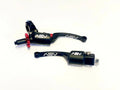 ASV Black C6 Brake & Pro Clutch Levers Kit for Yamaha Raptor 700 (2006–2023)