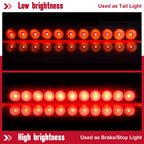 2X 16" Red LED Trailer Light Bar for Truck (Year Range Not Specified)