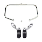 Chrome/Black Engine Guard Crash Bar for Harley Touring FL (1997–2008)