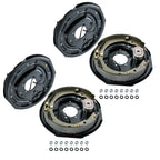 2 Pair Electric Trailer Brake Assembly for 7000 lbs Axle (Fits 12" x 2")