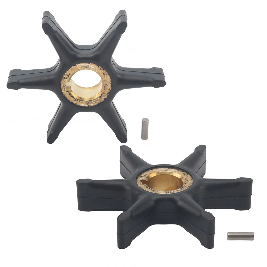 Water Pump Impeller & Pin for Evinrude Johnson Outboard 9.5-10 HP (0775519)