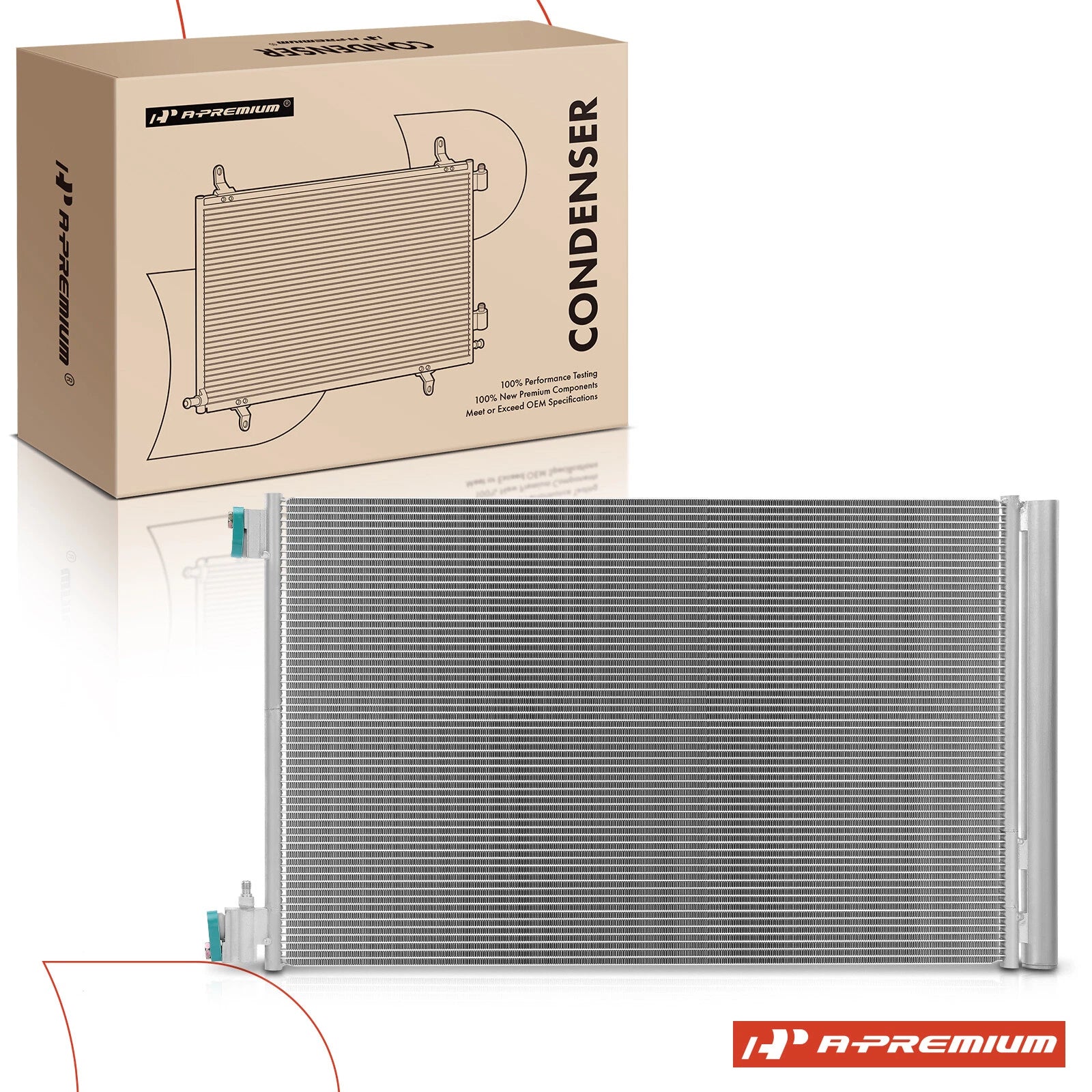A/C Condenser with Receiver Drier & Bracket for Buick Regal (2011–2013)