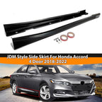Add-on Side Skirts Extensions for Honda Accord 4 Door (2018–2022)