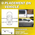 Chrome Exterior Door Handle for Nissan Titan (2004–2015) EPY