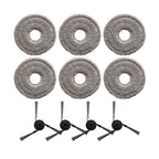 Set of 4 Side Brushes & 6 Mop Pads for Dreame X50s Pro Master