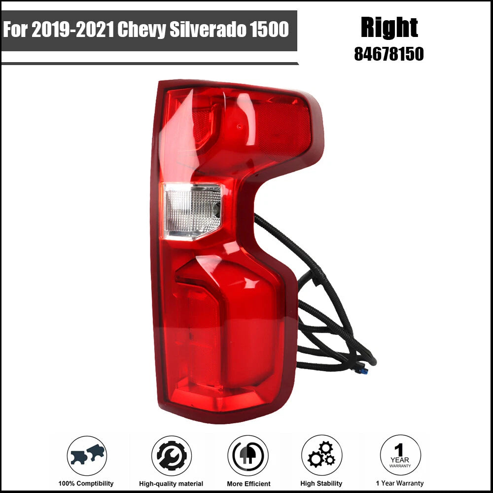 Tail Light Assembly for Chevy Silverado 1500 (2019–2021) RH LED