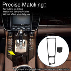 ABS Gear Shift Knob Cover Decal for Porsche Panamera (2010-2016) - Black Set