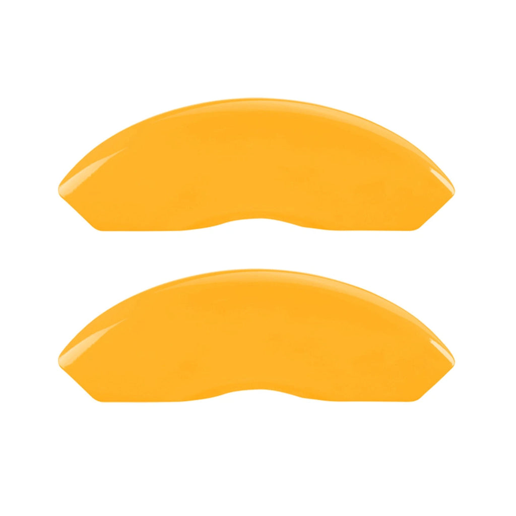 Caliper Covers Set of 4 Replacement Classic Yellow for Ford Edge (2007–2010)