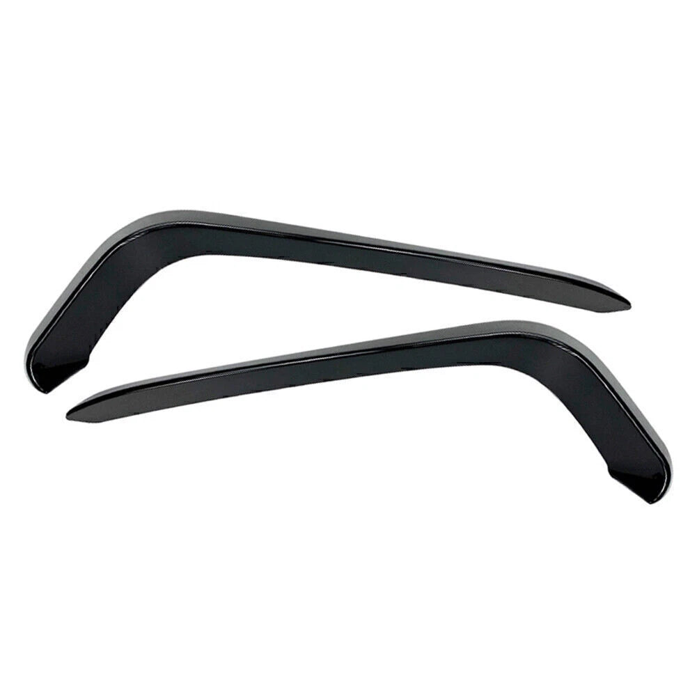 ABS Black Front Fog Light Lamp Strip Trim for VW Passat Variant (2017–2018)