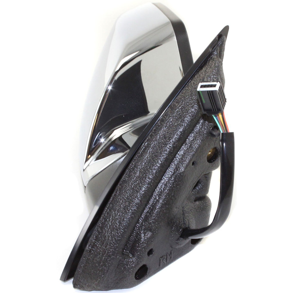 Power Mirror for Chevrolet Equinox (2010–2017) Right Manual Fold Chrome Memory